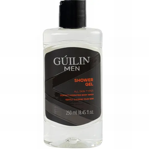 (24-pack) Guilin Men Shower Gel - All Skins Types - High Moisturizing Formula, Ultra Compact, hydrates skin, protected against dryness, total skin comfort, refreshing