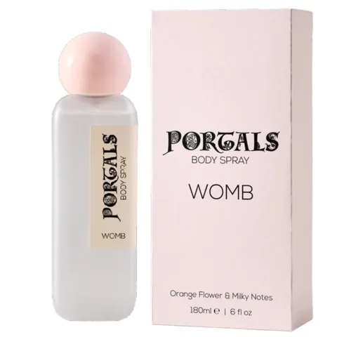 Womb Portals Parfums Unisex Body Fresh Mist for Daily Use Unisex 6 oz