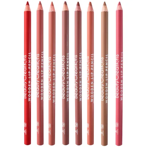 (192-pack) Beauty Creations - Wooden Lip Pencil, Soft Matte Lip Liner, Ur A Peach, Long-Wear Smudge-Resistant