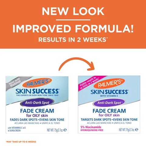 Palmer's Skin Success Tone Correcting Fade Cream for Oily Skin . 2.7 oz