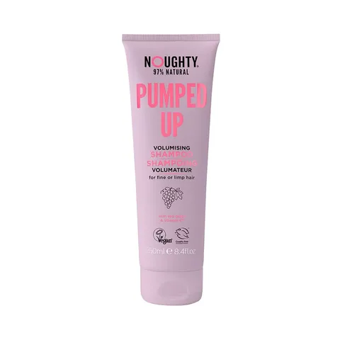 Noughty 97% Natural Pumped Up Volumising Shampoo To Gently Cleanse and Volumise