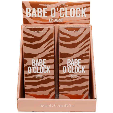(6-pack) Beauty Creations Babe O'Clock Lip Duo (Set)