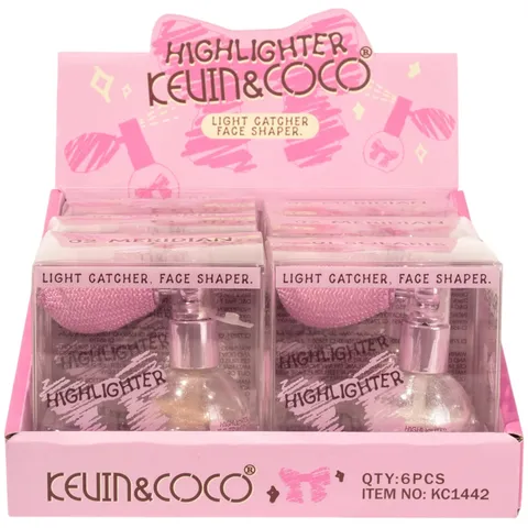 (6-pack) Kevin & Coco Bow Highlighter