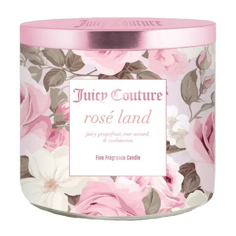 [Candles] Juicy Couture Rose Land Candle Usa 1pcs Bybox 15 oz