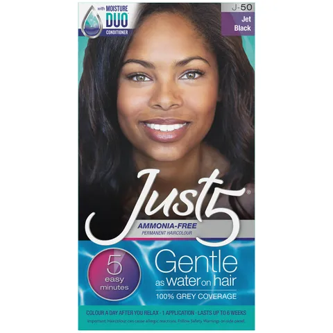 Just 5 5 Minute Permanent Hair Color With Conditioner Grey Hair Coloring Jet