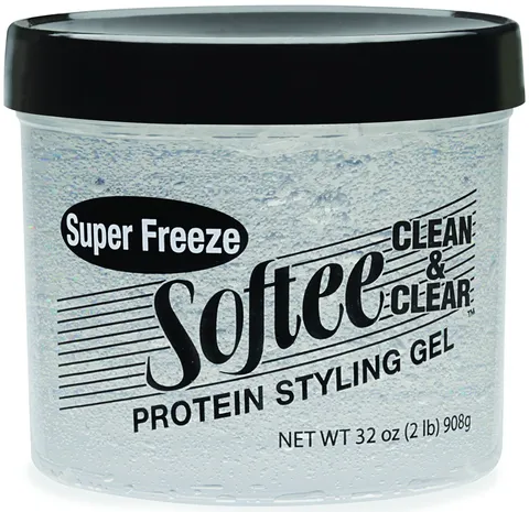 Softee Clean Clear Super Freeze Protein Styling Gel 32 oz