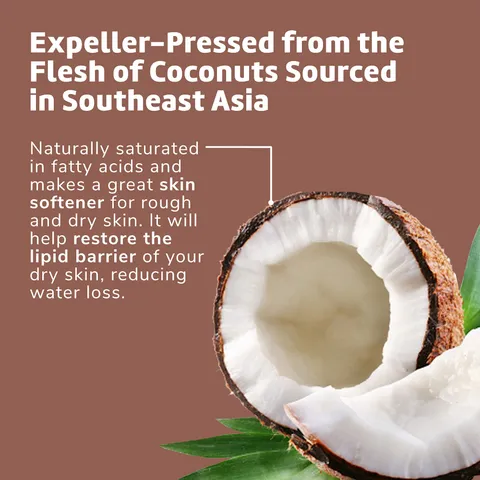 De la Cruz Coconut Oil Expeller Pressed Coconut Oil for Skin and Hair Natural