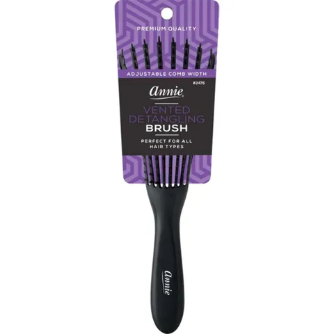 Vented Detangler Brush By Annie: 8 Rows Multi Color