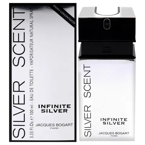 SILVER SCENT INFINITE SILVER(M)EDT SP 3.3oz(Jacques Bogart)(LI FREE)