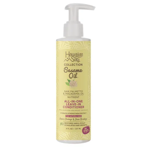 Hawaiian Silky Vegan Sesame Oil All In One Nutrient Leave In Conditioner With