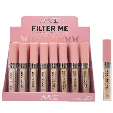 (24-pack) Amuse Filter Me Full Coverage Brightening Concealer