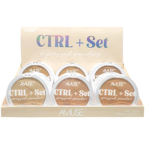 (24-pack) Amuse Ctrl + Set Pressed Powder