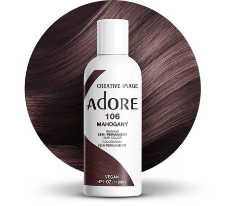 Adore Semi Permanent Hair Color | Vegan Cruelty Free Brown Hair Dye | No