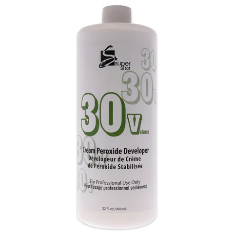 Super Star Superstar Stabilized Cream Peroxide Developer 30v Hc 32 oz