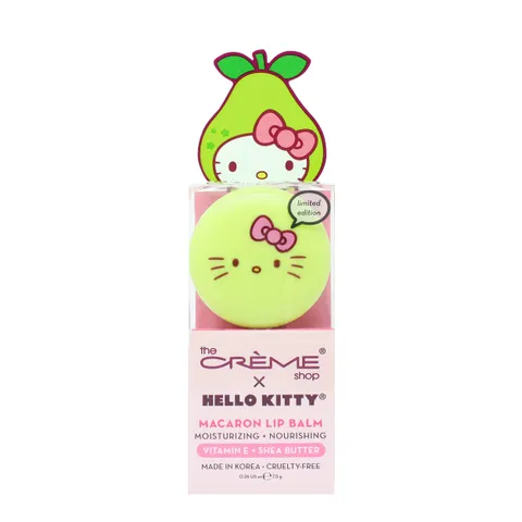(6-pack) The Creme Shop X Hello Kitty Macaron Lip Balm Pear