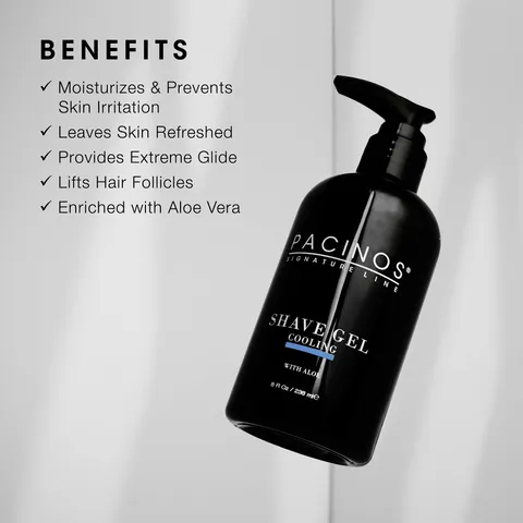 Pacinos Shave Gel Cooling With Aloe 8 oz
