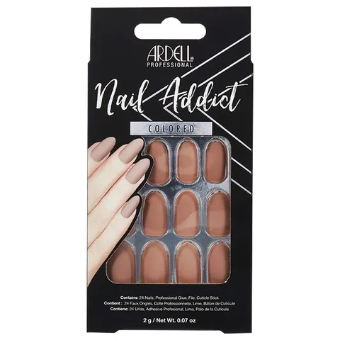Ardell Nail Addict Artificial Nail Set Barely There Nude