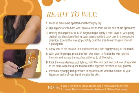 Gigi Honee Bear Hard Wax Kit for Hair Removal Honey Scented Hard Wax Beads for