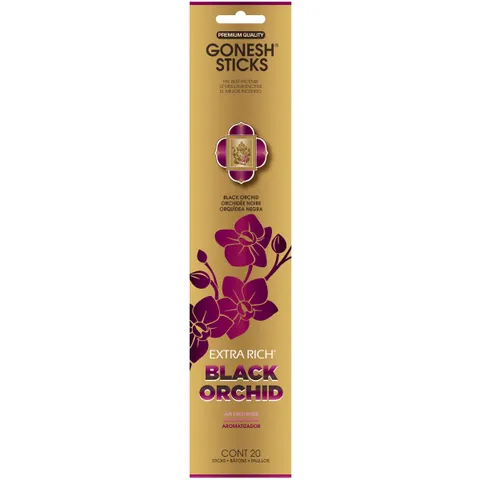 Gonesh Extra Rich Black Orchid Incense Goxrbl