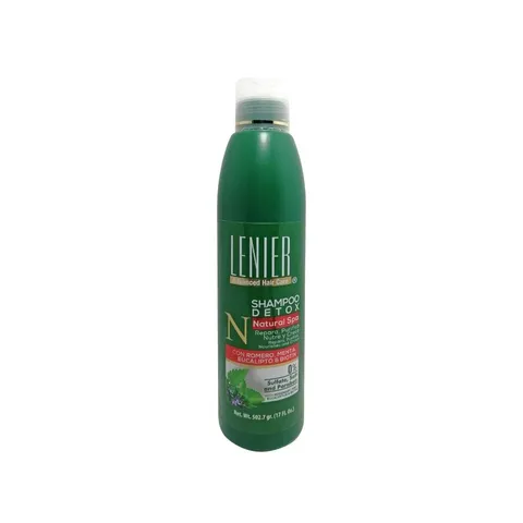 Lenier Detox Shampoo W/rosemary Mint Eucalyptus Biotin Green 17 oz