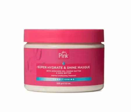 Lusters Pink Super Hydrate Shine Masque Jar 11.5 oz