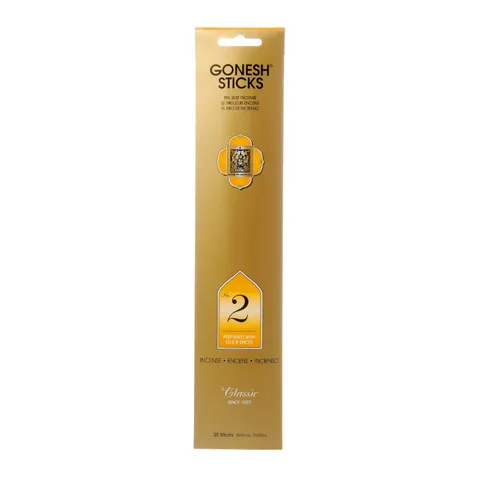 Gonesh Gost02 No.2 Perfumed With Oils Spices Incense Sticks