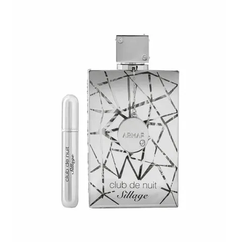 Armaf Cdn Club de Nuit Sillage 8.4 + Refillable Atomiser For Men EDP Spray 250