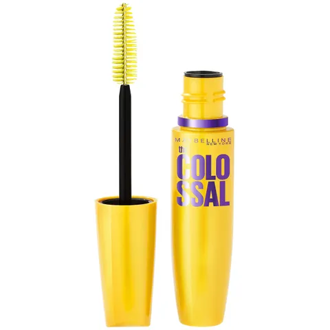(6-pack) Maybelline Volum' Express Colossal Washable Mascara Makeup, Volumizing, Glam Black, 1 Count