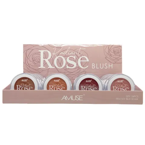 (24-pack) Amuse Radiant Rose Blush