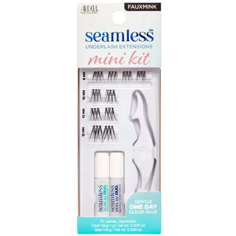 Ardell Seamless Underlash Extensions Fauxmink Mini Kit 10 Lashes 1 Day Clear