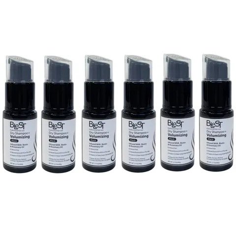(6-pack) Blest Dry Shampoo + Volumizing Black