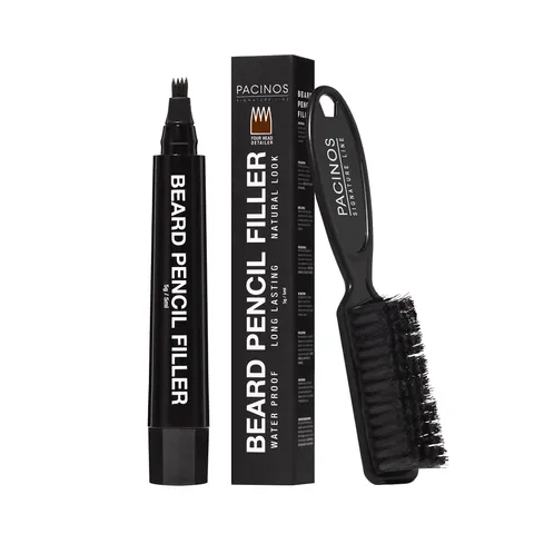 Pacinos Beard Pencil Filler Water Proof Coverage Natural Finish Beard Moustache