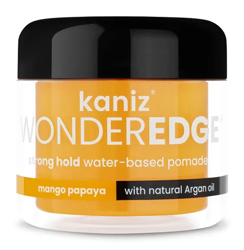 Kaniz Wonderedge Water Based Pomade Mango Papaya 4 Fl Oz