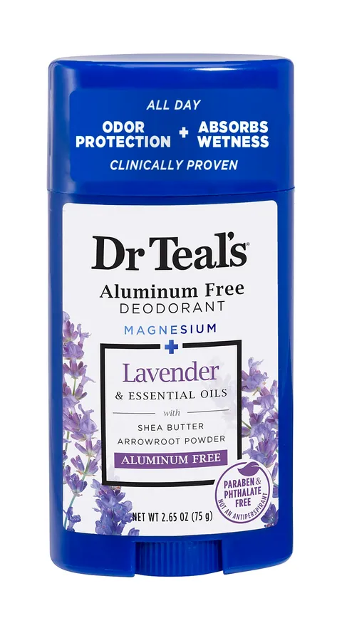 Dr Teal's Aluminum Free Deodorant Lavender Paraben Phthalate Free 2.65 oz