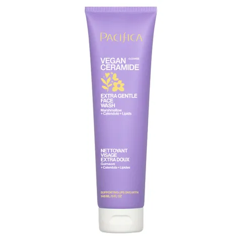 Pacifica Face Wash for Sensitive Skin Facial Cleanser Vegan Ceramide Barrier
