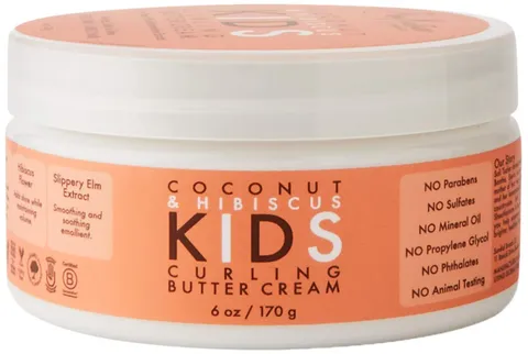 Sheamoisture Kid's Butter Curly Hair Cream Coconut Hibiscus 6 oz