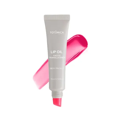 (6-pack) TOTEMICA Lip Oil, Non-Sticky, Shea Butter, Jojoba | Sexy Prickly