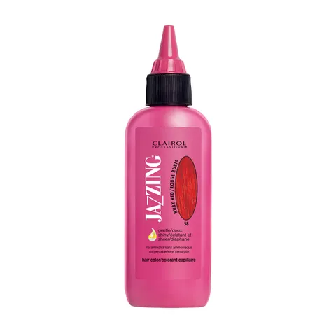 Clairol Professional Jazzing Semi Permanent Hair Color No.58 Ruby Red . 3 oz