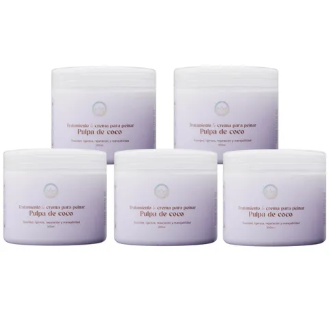 (5-pack) Ole Capilar Treatment And Styling Cream Coconut Pulp