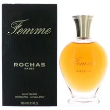 ROCHAS FEMME(W)EDT SP 3.3oz(NEWPACK)(LI FREE)