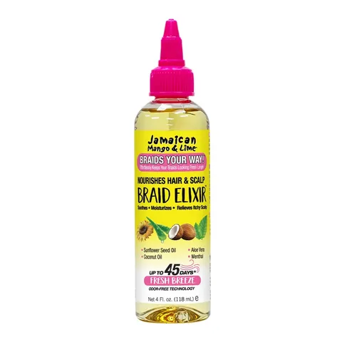 Jamaican Mango Lime Braids Your Way Elixir Lightweight Nourishing Oil for Boho