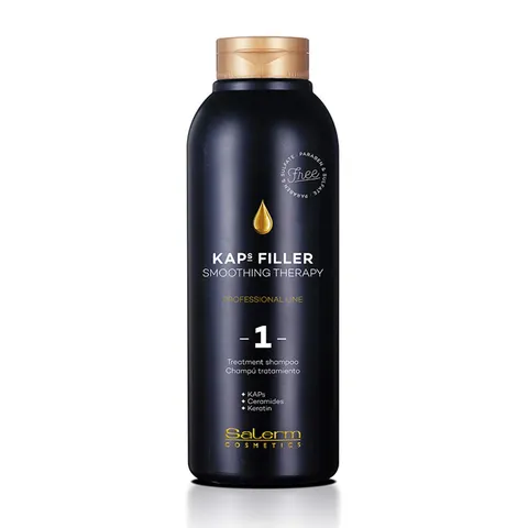Salerm Sulfate and Paraben Free Shampoo Kaps Filler Treatment Shampoo Maintains