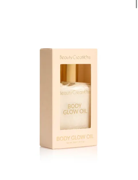 (12-pack) body glow oil (BODY GLOW - CHAMPAGNE)