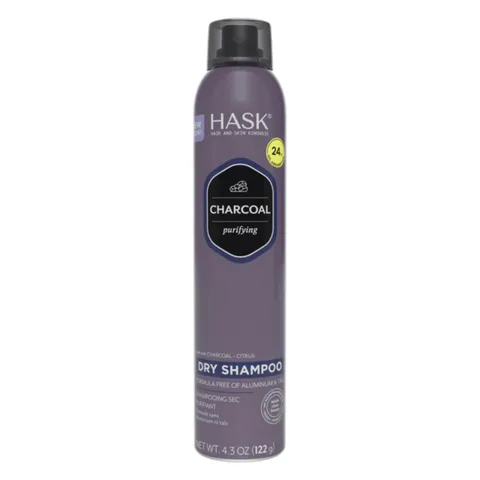 Hask Charcoal Clarifying Dry Shampoo for All Hair Types Aluminum Free No