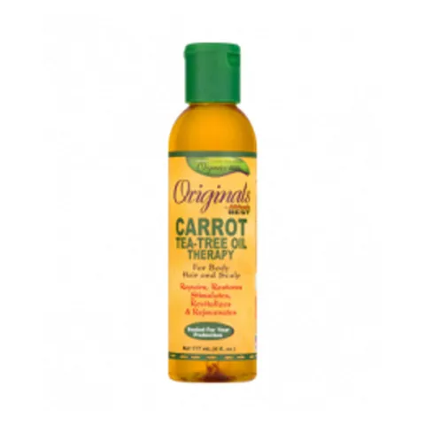 Africa's Best Africas Orig Carrot Tea Tree Oil 6 Fl Oz 177 ml