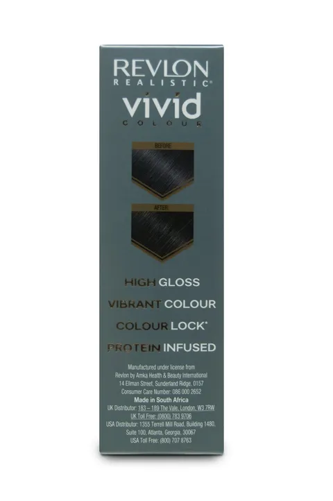 Revlon Realistic Vivid Colour Protein Infused Permanent Color Hair Jet Black