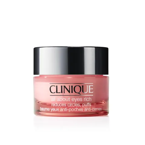 Clinique All About Eyes Rich Eye Cream for Dark Circles With Hyaluronic Acid
