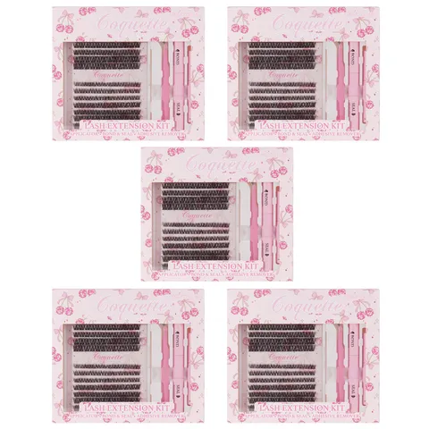 (5-pack) Coquette Lash Extension Kit (Set)