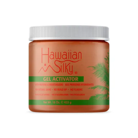 Hawaiian Silky Texturizing Gel Activator 16 Fl Oz Natural Protein Extracts To