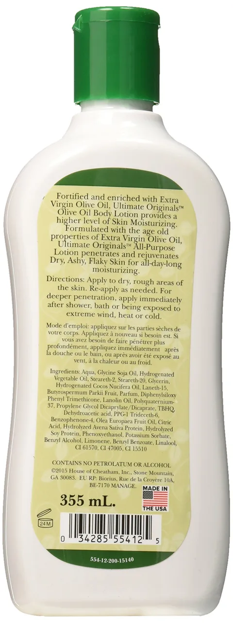 Originals By Africa's Best Extra Virgin Olive Oil Moisturizing Body Lotion